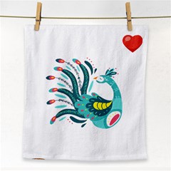 Peacock T-shirtsteal Your Heart Peacock 66 T-shirt Face Towel by EnriqueJohnson