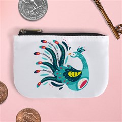 Peacock T-shirtsteal Your Heart Peacock 66 T-shirt Mini Coin Purse by EnriqueJohnson