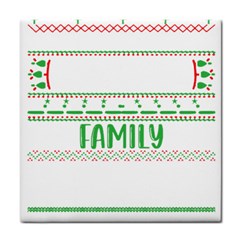 Faulkner Family Christmas T- Shirt Legend Faulkner Family Christmas T- Shirt Tile Coaster by ZUXUMI