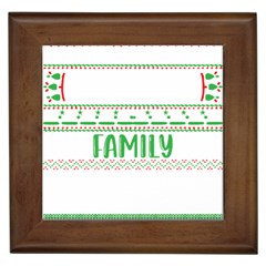 Faulkner Family Christmas T- Shirt Legend Faulkner Family Christmas T- Shirt Framed Tile by ZUXUMI