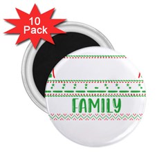 Faulkner Family Christmas T- Shirt Legend Faulkner Family Christmas T- Shirt 2 25  Magnets (10 Pack)  by ZUXUMI