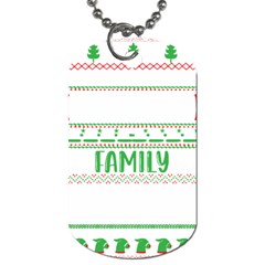 Faulkner Family Christmas T- Shirt Legend Faulkner Family Christmas T- Shirt Dog Tag (two Sides) by ZUXUMI