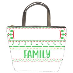 Faulkner Family Christmas T- Shirt Legend Faulkner Family Christmas T- Shirt Bucket Bag by ZUXUMI