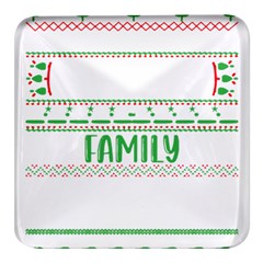 Faulkner Family Christmas T- Shirt Legend Faulkner Family Christmas T- Shirt Square Glass Fridge Magnet (4 Pack) by ZUXUMI