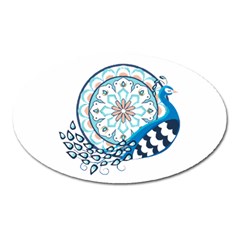 Peacock T-shirtsteal Your Heart Peacock 75 T-shirt Oval Magnet by EnriqueJohnson