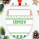 Faulkner Family Christmas T- Shirt Legend Faulkner Family Christmas T- Shirt Ornament (Oval) Front