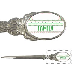 Faulkner Family Christmas T- Shirt Legend Faulkner Family Christmas T- Shirt Letter Opener by ZUXUMI