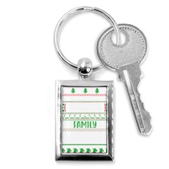 Faulkner Family Christmas T- Shirt Legend Faulkner Family Christmas T- Shirt Key Chain (rectangle) by ZUXUMI