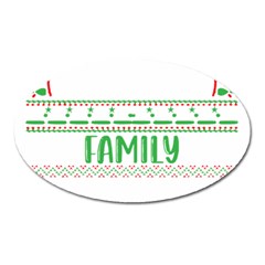 Faulkner Family Christmas T- Shirt Legend Faulkner Family Christmas T- Shirt Oval Magnet by ZUXUMI