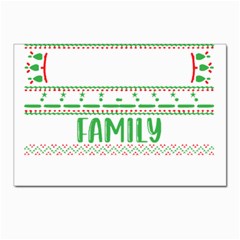 Faulkner Family Christmas T- Shirt Legend Faulkner Family Christmas T- Shirt Postcard 4 x 6  (pkg Of 10) by ZUXUMI