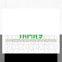 Faulkner Family Christmas T- Shirt Legend Faulkner Family Christmas T- Shirt Rectangular Jigsaw Puzzl by ZUXUMI