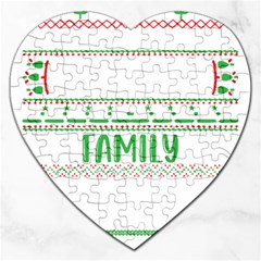 Faulkner Family Christmas T- Shirt Legend Faulkner Family Christmas T- Shirt Jigsaw Puzzle (heart) by ZUXUMI