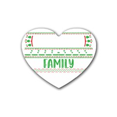 Faulkner Family Christmas T- Shirt Legend Faulkner Family Christmas T- Shirt Rubber Heart Coaster (4 Pack) by ZUXUMI