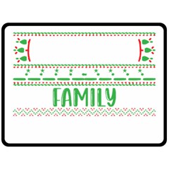 Faulkner Family Christmas T- Shirt Legend Faulkner Family Christmas T- Shirt Two Sides Fleece Blanket (large) by ZUXUMI