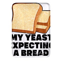 Bread Baking T- Shirt Funny Bread Baking Baker My Yeast Expecting A Bread T- Shirt (1) Rectangular Glass Fridge Magnet (4 Pack) by JamesGoode