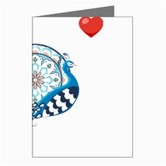 Peacock T-shirtsteal Your Heart Peacock 75 T-shirt Greeting Cards (pkg Of 8) by EnriqueJohnson