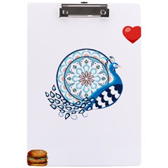 Peacock T-shirtsteal Your Heart Peacock 75 T-shirt A4 Acrylic Clipboard by EnriqueJohnson