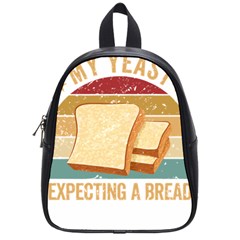 Bread Baking T- Shirt Funny Bread Baking Baker My Yeast Expecting A Bread T- Shirt School Bag (small) by JamesGoode