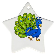 Peacock T-shirtsteal Your Heart Peacock 192 T-shirt Ornament (star) by EnriqueJohnson