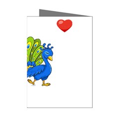 Peacock T-shirtsteal Your Heart Peacock 192 T-shirt Mini Greeting Cards (pkg Of 8) by EnriqueJohnson