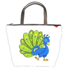 Peacock T-shirtsteal Your Heart Peacock 192 T-shirt Bucket Bag by EnriqueJohnson