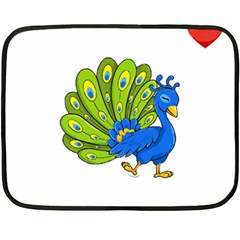 Peacock T-shirtsteal Your Heart Peacock 192 T-shirt Fleece Blanket (mini) by EnriqueJohnson