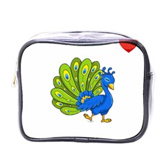 Peacock T-shirtsteal Your Heart Peacock 192 T-shirt Mini Toiletries Bag (one Side) by EnriqueJohnson