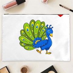 Peacock T-shirtsteal Your Heart Peacock 192 T-shirt Cosmetic Bag (xxl) by EnriqueJohnson