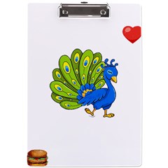 Peacock T-shirtsteal Your Heart Peacock 192 T-shirt A4 Acrylic Clipboard by EnriqueJohnson