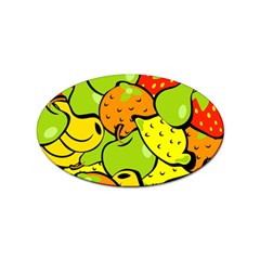 Fruit Food Wallpaper Sticker Oval (10 Pack) by Dutashop