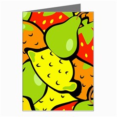 Fruit Food Wallpaper Greeting Card by Dutashop