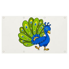 Peacock T-shirtsteal Your Heart Peacock 192 T-shirt Banner And Sign 7  X 4  by EnriqueJohnson