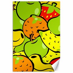 Fruit Food Wallpaper Canvas 24  X 36  by Dutashop