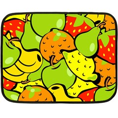 Fruit Food Wallpaper Fleece Blanket (mini)