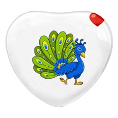 Peacock T-shirtsteal Your Heart Peacock 192 T-shirt Heart Glass Fridge Magnet (4 Pack) by EnriqueJohnson