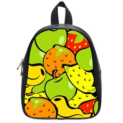 Fruit Food Wallpaper School Bag (small) by Dutashop