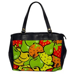 Fruit Food Wallpaper Oversize Office Handbag by Dutashop