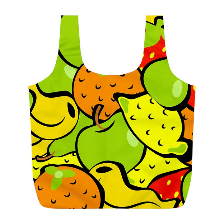 Fruit Food Wallpaper Full Print Recycle Bag (L)