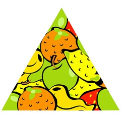 Fruit Food Wallpaper Wooden Puzzle Triangle