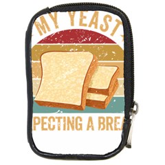 Bread Baking T- Shirt Funny Bread Baking Baker My Yeast Expecting A Bread T- Shirt Compact Camera Leather Case by JamesGoode