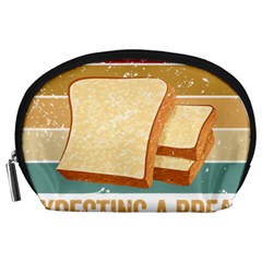 Bread Baking T- Shirt Funny Bread Baking Baker My Yeast Expecting A Bread T- Shirt Accessory Pouch (large) by JamesGoode