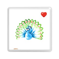 Peacock T-shirtsteal Your Heart Peacock 203 T-shirt Memory Card Reader (square) by EnriqueJohnson