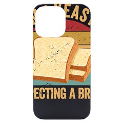 Bread Baking T- Shirt Funny Bread Baking Baker My Yeast Expecting A Bread T- Shirt Iphone 14 Pro Max Black Uv Print Case by JamesGoode