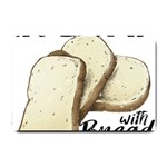 Bread Baking T- Shirt Funny Bread Baking Baker Toastally In Loaf With Bread Baking T- Shirt Small Doormat 24 x16  Door Mat