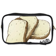 Bread Baking T- Shirt Funny Bread Baking Baker Toastally In Loaf With Bread Baking T- Shirt Toiletries Bag (one Side) by JamesGoode