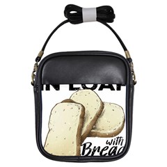 Bread Baking T- Shirt Funny Bread Baking Baker Toastally In Loaf With Bread Baking T- Shirt Girls Sling Bag by JamesGoode