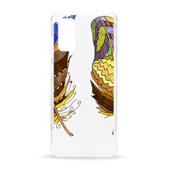 Feathers Design T- Shirtfeathers T- Shirt Samsung Galaxy S20 6 2 Inch Tpu Uv Case by ZUXUMI