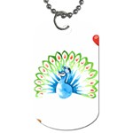 Peacock T-shirtsteal Your Heart Peacock 203 T-shirt Dog Tag (Two Sides) Front