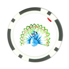 Peacock T-shirtsteal Your Heart Peacock 203 T-shirt Poker Chip Card Guard (10 Pack) by EnriqueJohnson