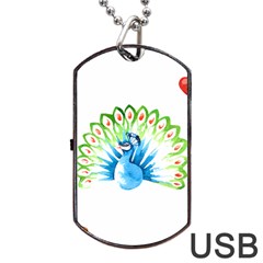 Peacock T-shirtsteal Your Heart Peacock 203 T-shirt Dog Tag Usb Flash (two Sides) by EnriqueJohnson